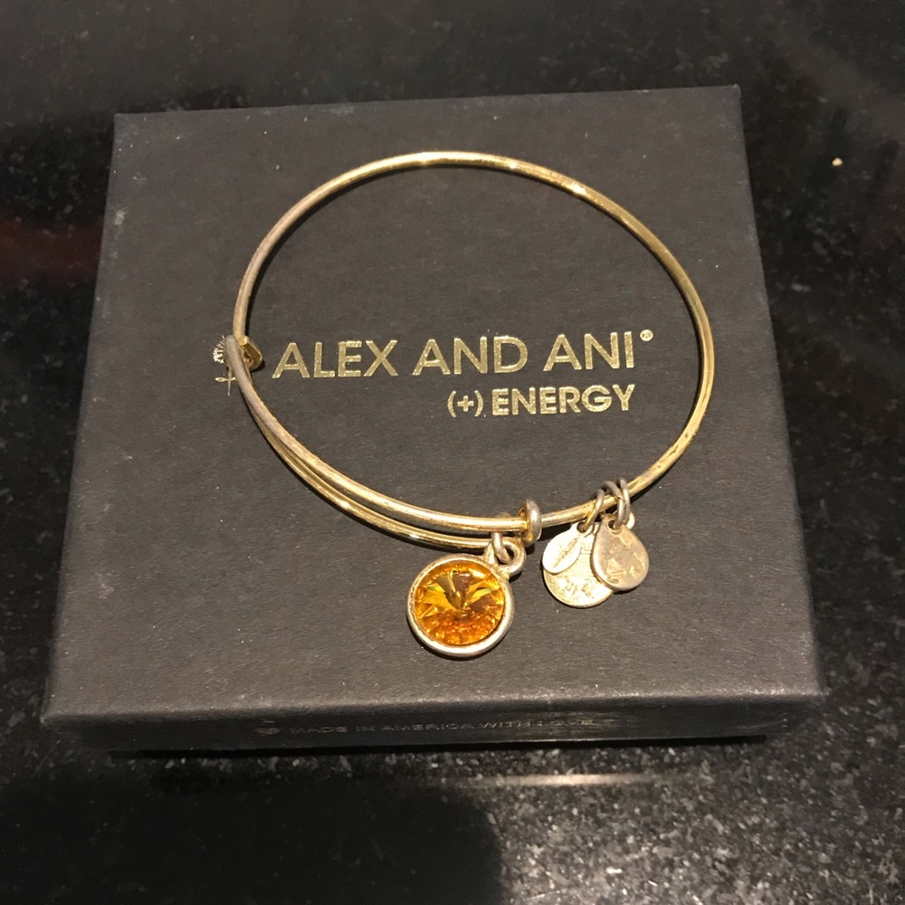 Alex ani ani topaz charm bracelet
